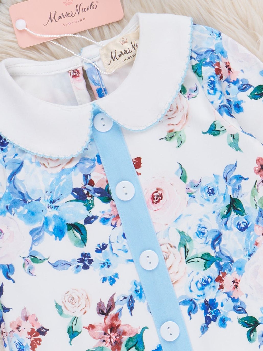 Garden Breeze Floral Footed Sleeper Pajamas