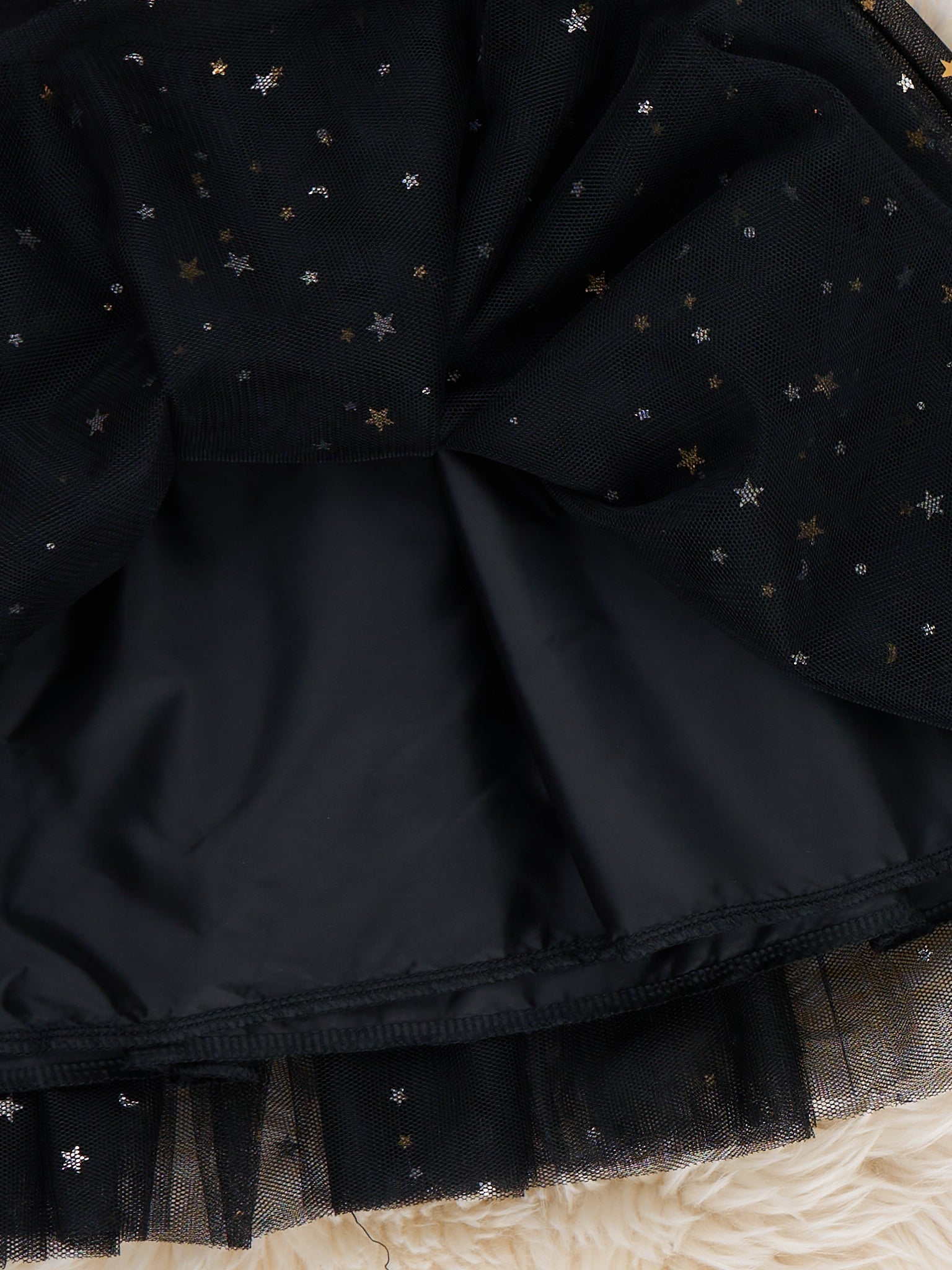 Starlight Jack-o-Lantern Embroidered Tulle Dress