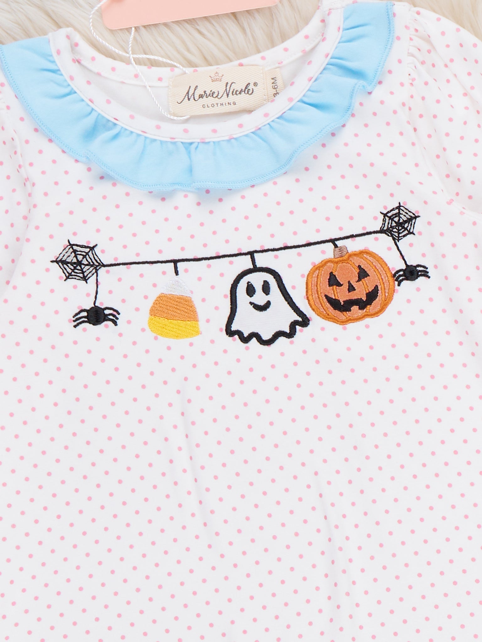 Boo Banner Buddies Embroidered Romper